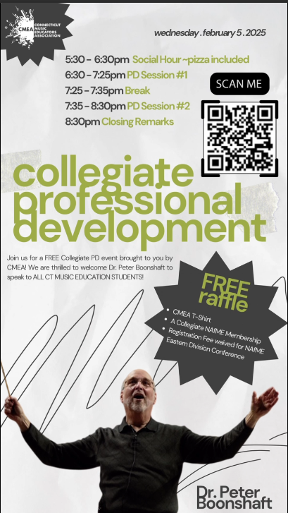 Collegiate PD Event – Dr. Boonshaft *2/5!*